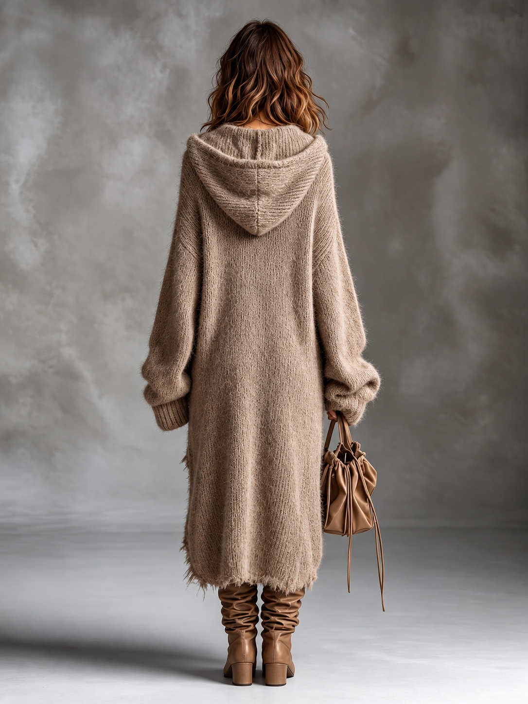 Heather | Hooded Midi Dress