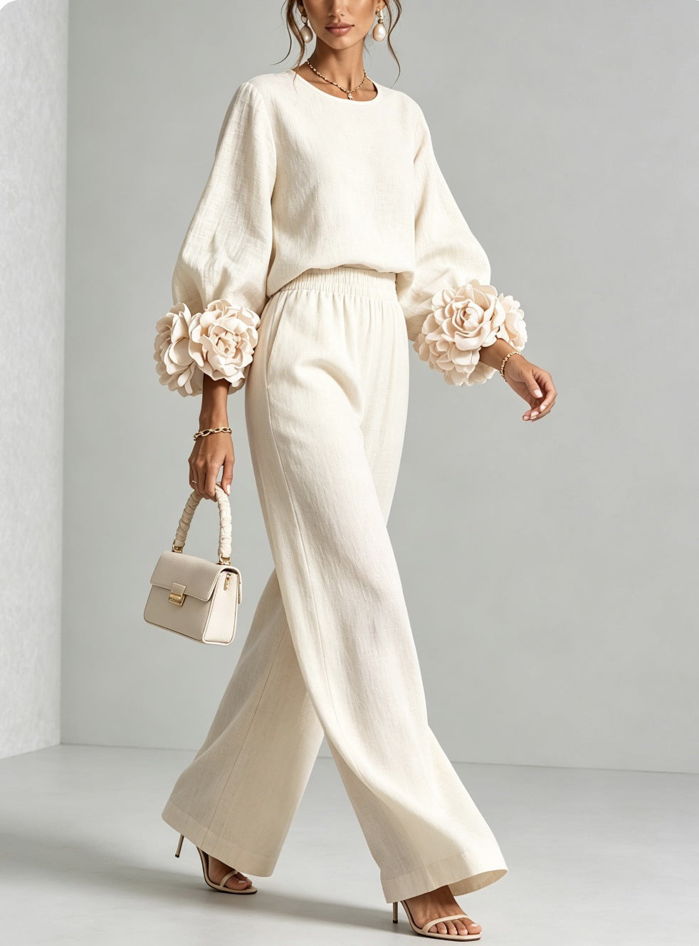 Rosalie™ | Floral Cuff Two-Piece Set