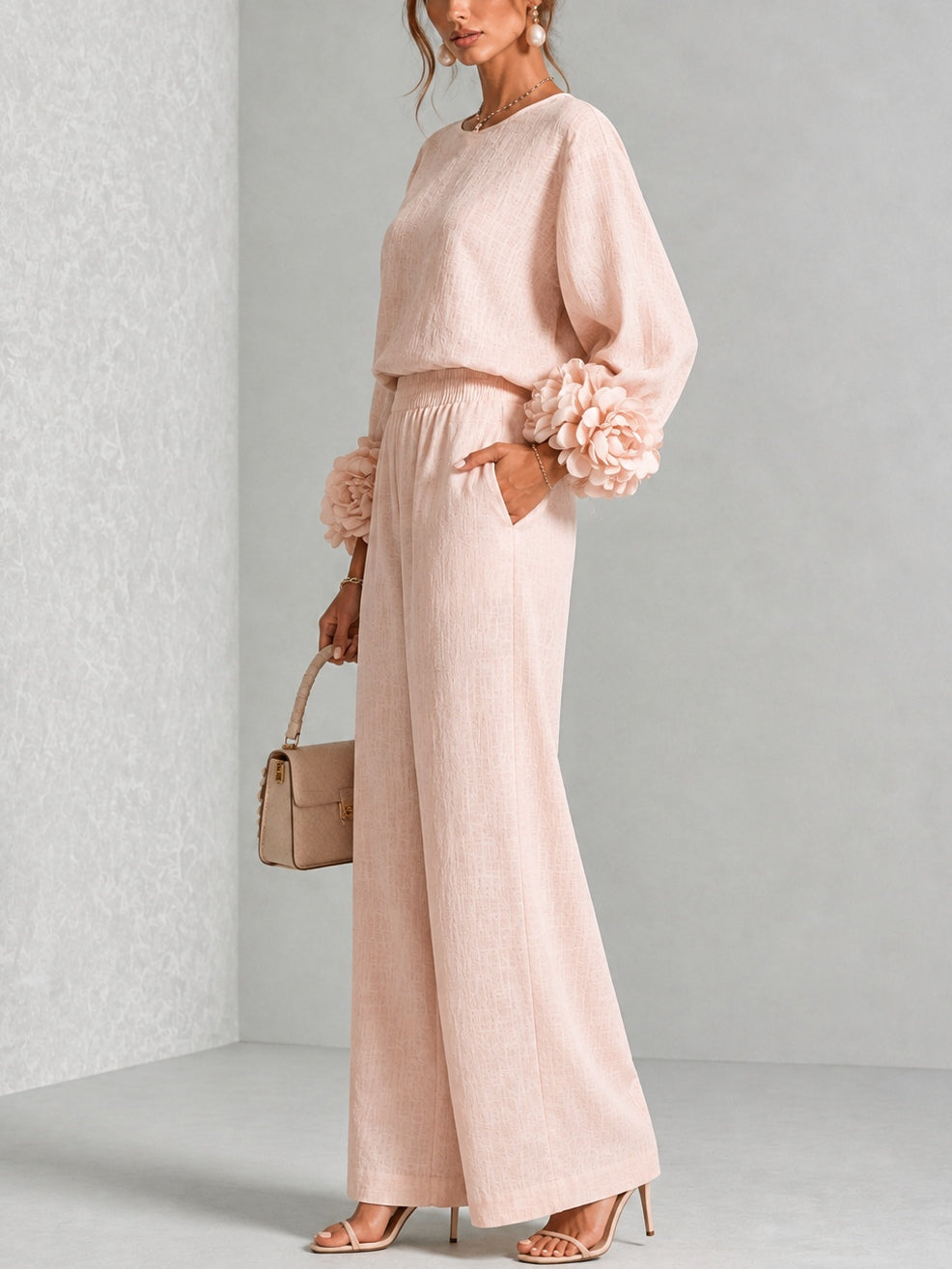 Rosalie™ | Floral Cuff Two-Piece Set