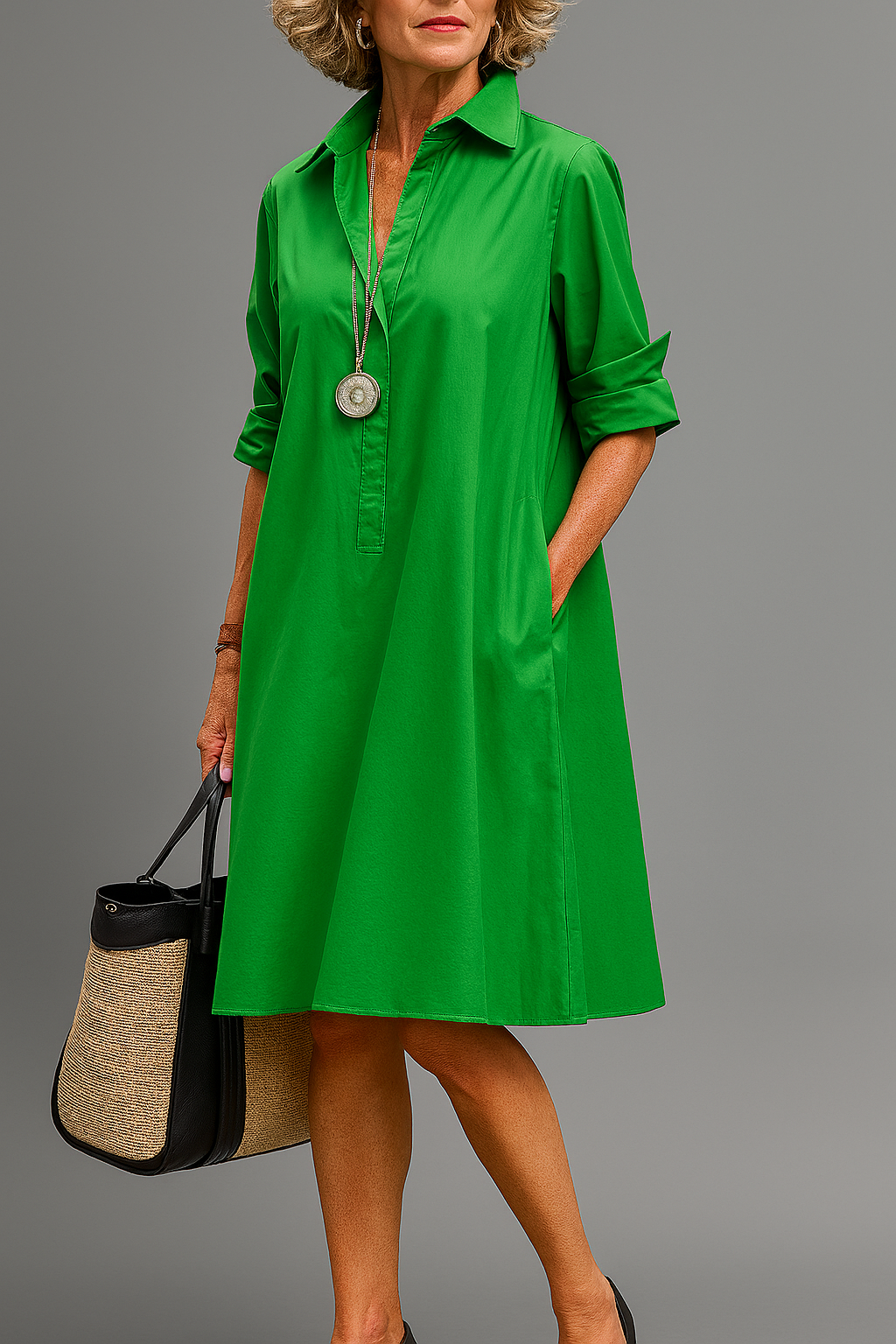 Clara™ | Elegant Midi Dress